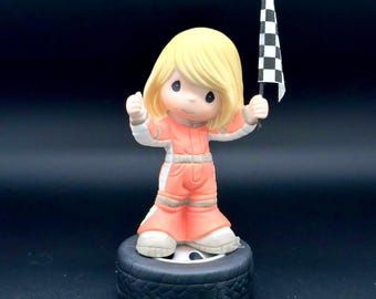 Precious Moments Figurine Racing Girl w/Box