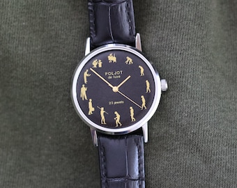 Armbanduhr Polyot Evolution . Unisex Armbanduhr | Stoßsicherungsmechanik 2209su | Einzigartige Geschenkidee | Weihnachtsgeschenk