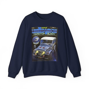 BJ40V Hardtop 4x4 Truck Sweatshirt | Retro Off-Road SUV Graphic