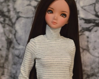 Turtleneck Tops of Thin Cotton Knit for Smart Doll with default, medium, and extra-large bust sizes.