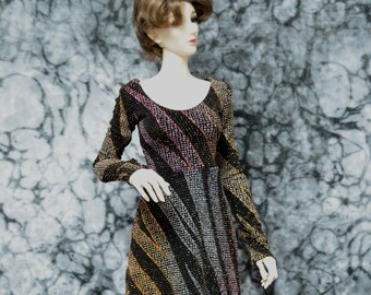 DollShe 26F Versatile Maxi-dress with long sleeves in choice of fabrics