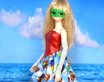 Up and Away in a Beautiful Balloon; Full set for Dollfie Dream, Smart Doll and 1/3 scale slim BJDs