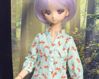 Mini Dollfie Dream shirt-style dresses with choices. Also fits Ellowyne Wilde and MNF.