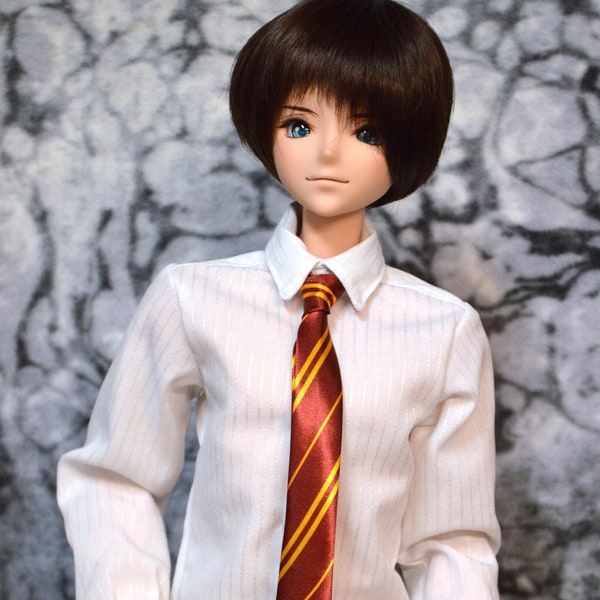 Striped School Necktie for Smart Doll and 1/3 scale BJDs in choice of four colors, or a combination