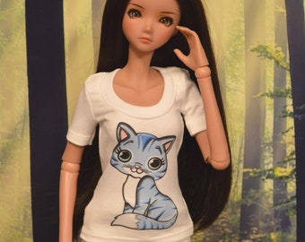 Smart Doll Graphic T-shirts, also fit Dollfie Dream and possibly 1/3 scale BJDs