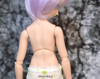 MSD Designer Underwear--7 Days of the Week in choice of designs