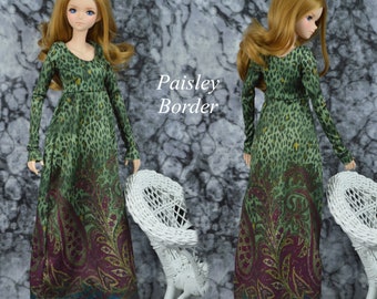 Versatile Maxi-dress with long sleeves for 1/3 scale BJDs and Smart Doll