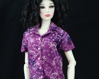 FeePle 65 Short-sleeved Shirts; fits other 65-70 cm BJDs: choose from colors and designs available
