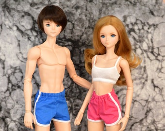 Dolphin Shorts in a variety of colors for Smart Doll, Dollfie Dream and most 1/3 scale and slim 70cm BJDs