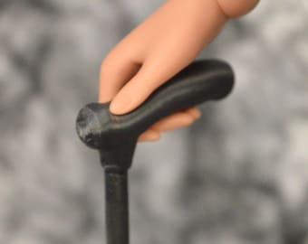 Cane Grips and Tips Designed For Smart Doll, 3/8" dowel compatible