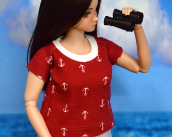 Camisetas de Pear Body Smart Doll con varios estampados a elegir