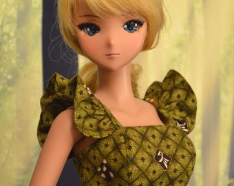 Vestido de verano coqueto de Smart Doll con detalles más finos