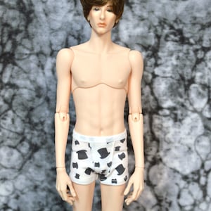MSD boxer briefs in choices of colors and patterns designed for most 1/4 scale BJDs