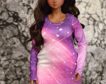 Smart Doll Pear Body choice of Bodycon Dress in various fabric patterns and colors