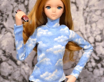Choice of Turtleneck Tops of Cotton Knit for Smart Doll, also fits Dollfie Dream and slim 1/3 scale BJDs