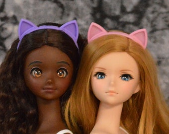 Choose color of Cat Ears Headband that fits Smart Doll and 8-9" bjd heads