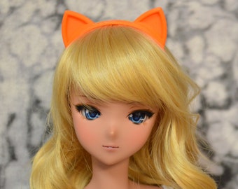More colors of Cat Ears Headbands, including glow-in-the-dark, that fit Smart Doll and 8-9" bjd heads