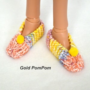 Pantuflas tejidas a mano para muñecas inteligentes, tanto para chicos como para chicas, que combinan con nuestros pijamas. También son compatibles con otras BJD de escala SD.