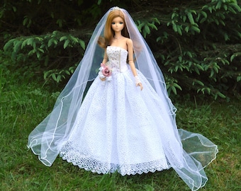 Vestido de novia diseñado para Smart Doll