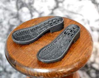 Handmade DIY Black soles for you to make shoes or sandals for your Dollfie Dream