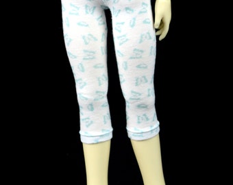 Choice of Capri-Length Leggings in a variety of colors to fit 1/4 scale BJDs, MiniFee, Dollshe and others