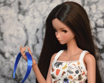 Simple wide headband for Smart Doll and 8"  BJD heads, 21 color choices