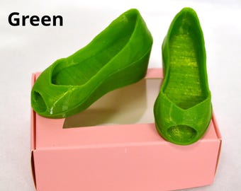 Smart Doll Peep Toe Wedge shoe. Choose from colors available.