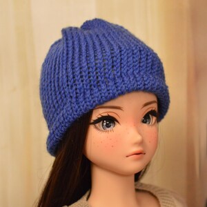 Smart Doll hand-knit Hats in color choices Blue
