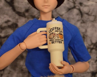 Smart Doll Sized Embellished Travel Cup