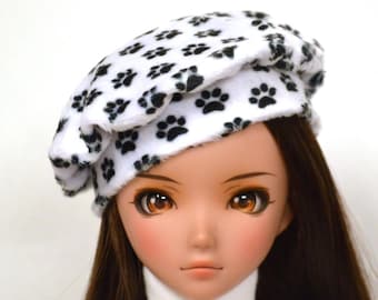 Fun Fur Beret Style Hats in pattern choices and modeled on MNF and Smart  Doll. See photos