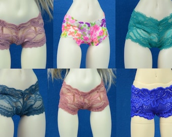 Choose Variety set of 3, Lace panties for 1/3 BJDs including DollStories, Dollfie Dream, and similar