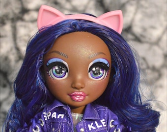 Choice of colors of Cat ear headbands for Rainbow High dolls