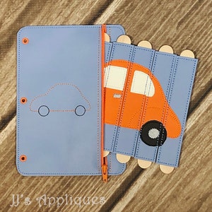 Stick Puzzle Set - Car Stick Puzzle y estuche de transporte a juego - Aros 5x7 - Descarga instantánea