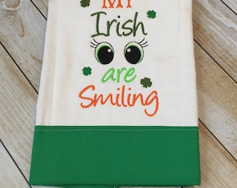 Instant Download - St Patricks Day Embroidery - My Irish Eyes are Smiling digitized embroidery designs in 4x4, 5x7 and 6x10 hoops