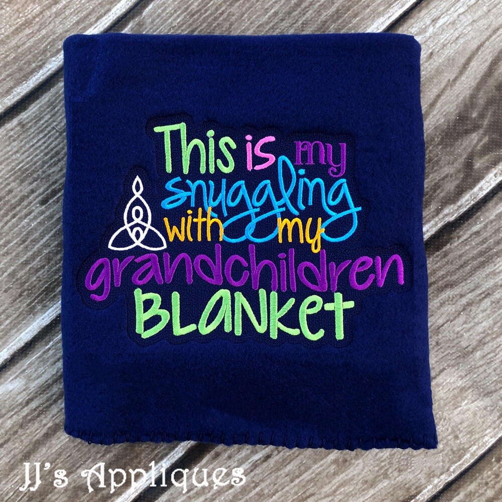 Decke Spruch dies ist mein Kuscheln mit meinen Enkeln Decke Etsy