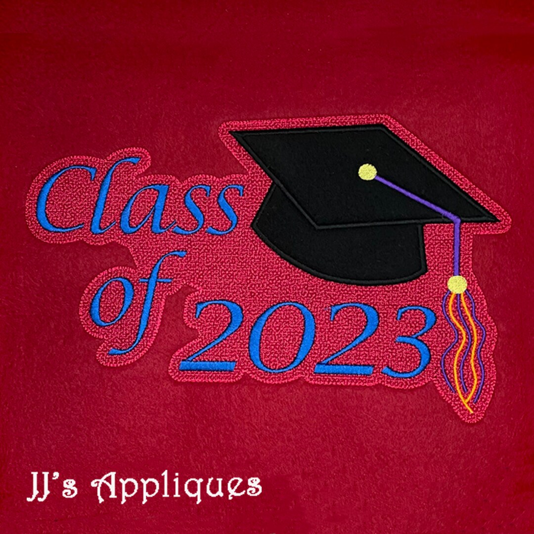 Blanket Saying Class of 2023 Blanket 5x7 6x10 8x12 Hoop Etsy