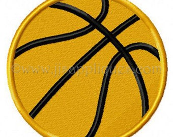 Sports Designs Basketball Embroidery Fill Designs - set of 6 sizes 1-1/2 inch to 4 inch for a 4x4 hoop  - Instant Download