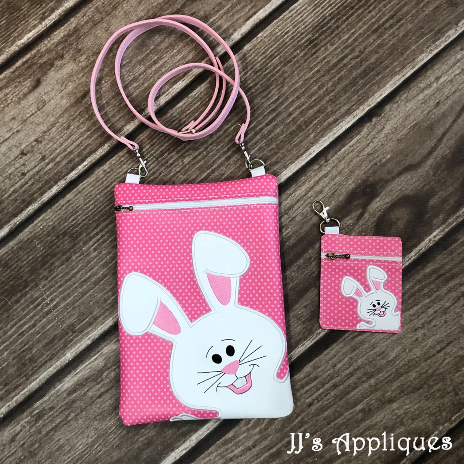 ITH Vinyl Purse Bunny Purse 8 Designs 4 Sizes With 2 Etsy