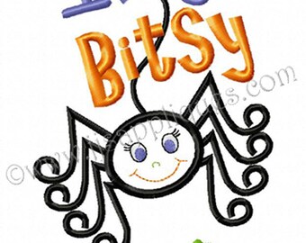 Halloween Embroidery Applique Design - Itsy Bitsy Cutie for the 4x4, 5x7, 6x10 hoops sizes - Instant Download