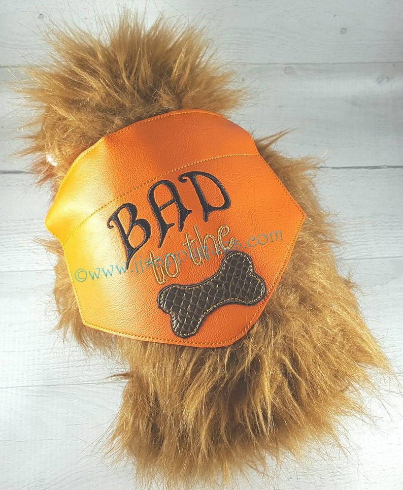 Ith doggie bandana jessecmault design bad to the bone in  etsy