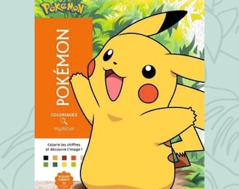 Pokémon - Livre PDF - Coloriage mystère - Art thérapie