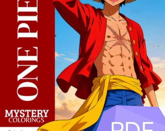 Libro en PDF de One Piece - Volumen ruso - Colorear misterio - Arteterapia