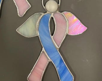 Stained Glass Ribbon for Loss of Baby