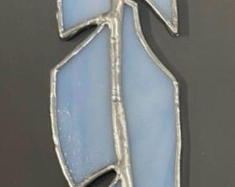 stained glass feathers