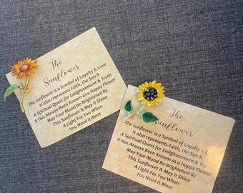 Sunflower card