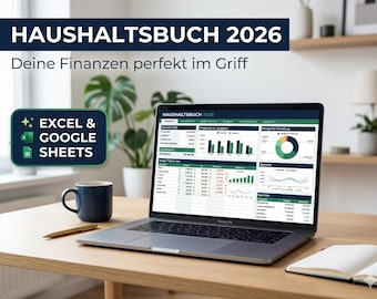 Household Budget Planner 2026 (German) | Interactive Budget Planner (HTML) | Income & Expense Tracker | Offline Web App | Digital Download