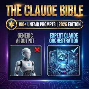 Claude AI Guide 2026 PDF | 100+ Prompts für Alltag, Business & Content | KI Prompt Guide für Anfänger | Digitaler Download
