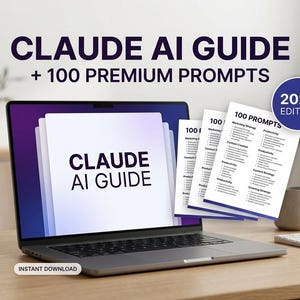 Claude AI Guide 2026 | 100+ Prompts für Schreiben, Business & Produktivität | PDF Download