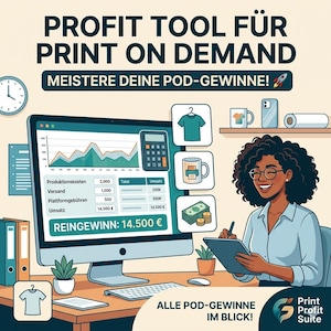 Profit Tool für Print on Demand / HTML Tool
