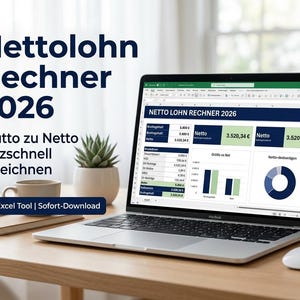 Net Salary Calculator Germany 2026 | Gross to Net Calculator for all Tax Brackets | HTML Tool
